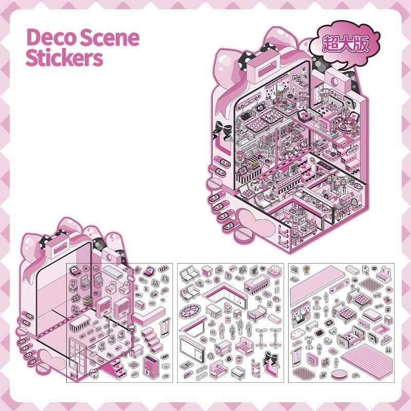 Stickers Escenario 3D Open Today V14 Sweet Clinic