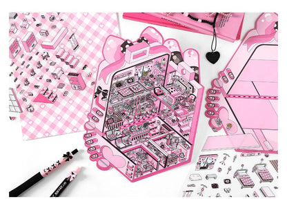 Stickers Escenario 3D Open Today V14 Sweet Clinic