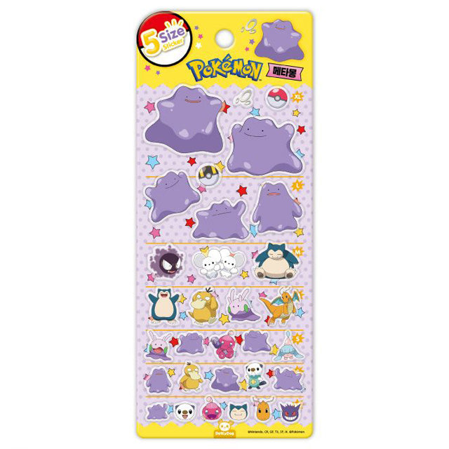 Stickers 5 Size POKEMON Ditto