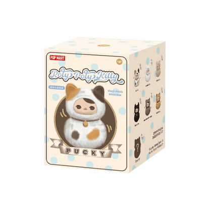 POP MART Blind Box PUCKY Roly-Poly Kitty Series Vinyl Plush