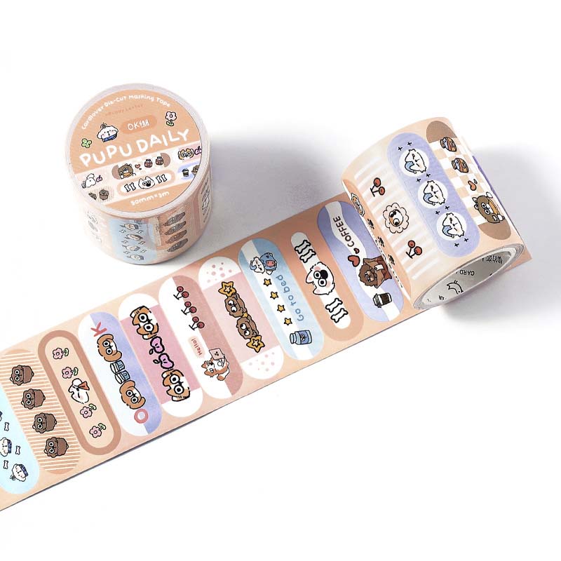 Stickers en Rollo Pupu Daily Orange