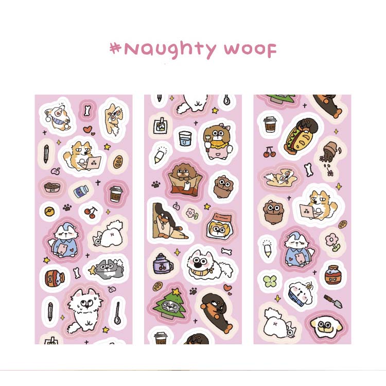 Stickers en Rollo Pupu Daily Pink