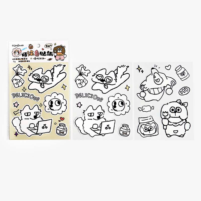 Stickers Pupu Daily Yellow