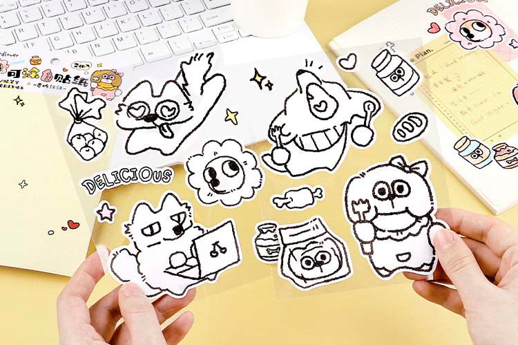 Stickers Pupu Daily Yellow