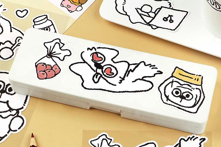 Stickers Pupu Daily Yellow