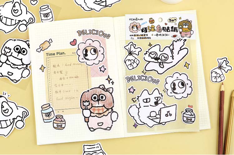 Stickers Pupu Daily Yellow