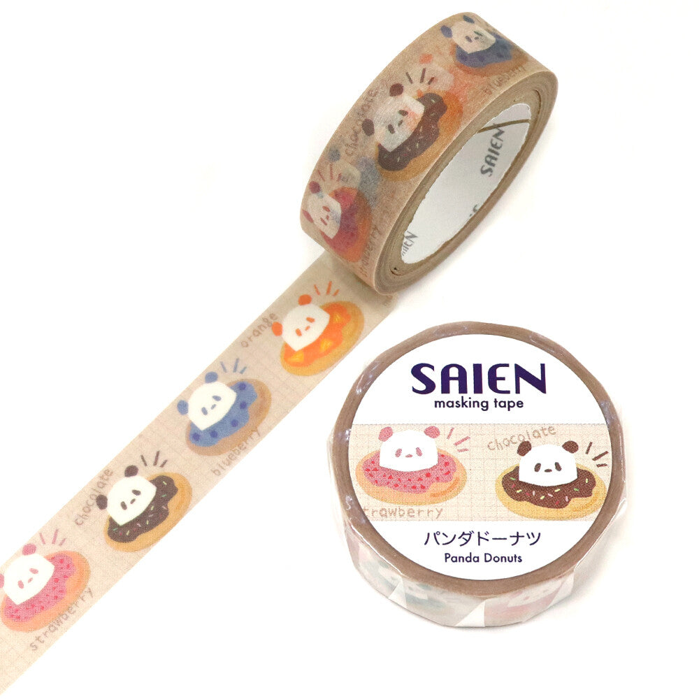 Washi Tape Panda Donuts