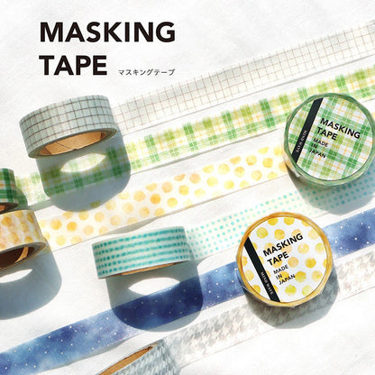 Washi Tape Pattern Dot Night Sky