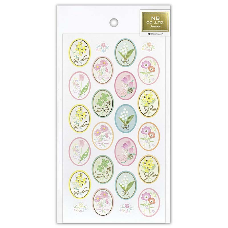 Stickers Pearl Spring Flower