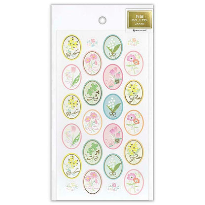 Stickers Pearl Spring Flower