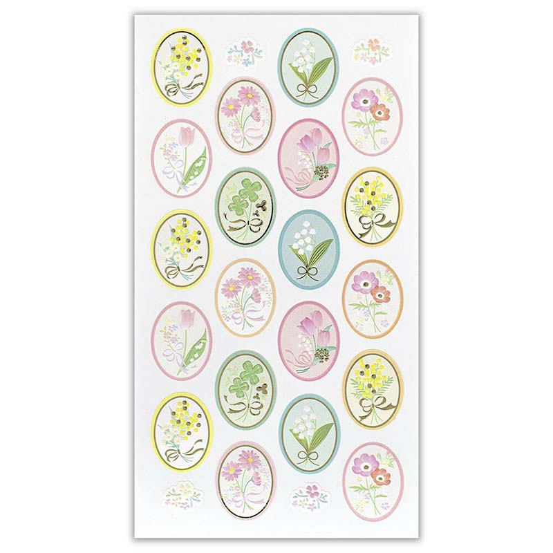 Stickers Pearl Spring Flower