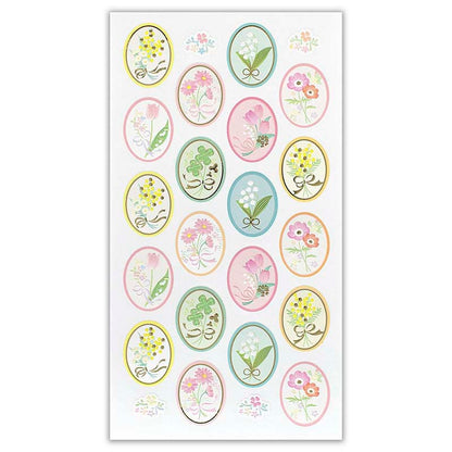 Stickers Pearl Spring Flower