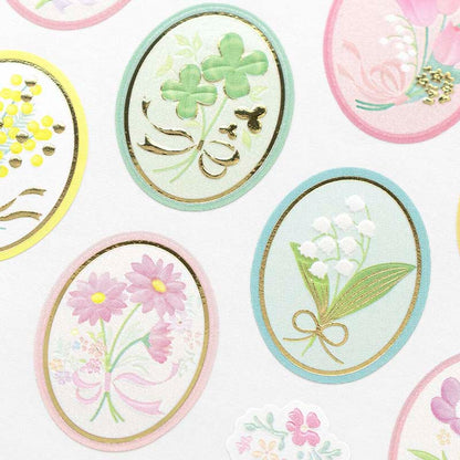 Stickers Pearl Spring Flower