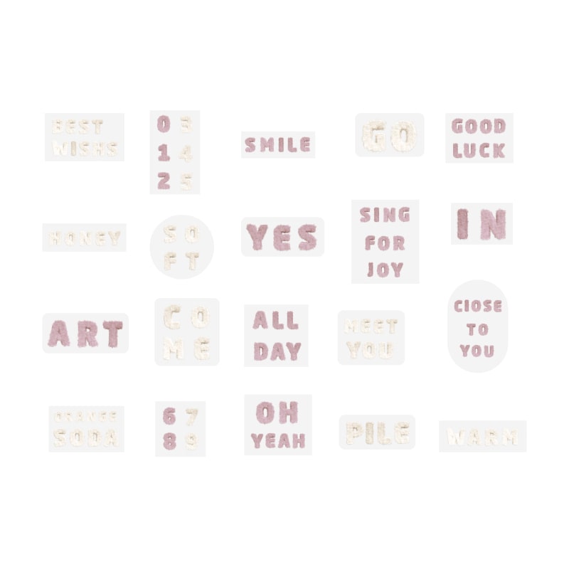 Stickers Word Effects Soft Plush