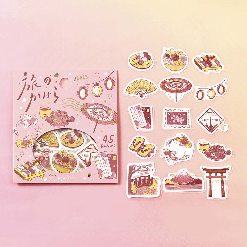 Stickers Pieces of A Journey To Japan