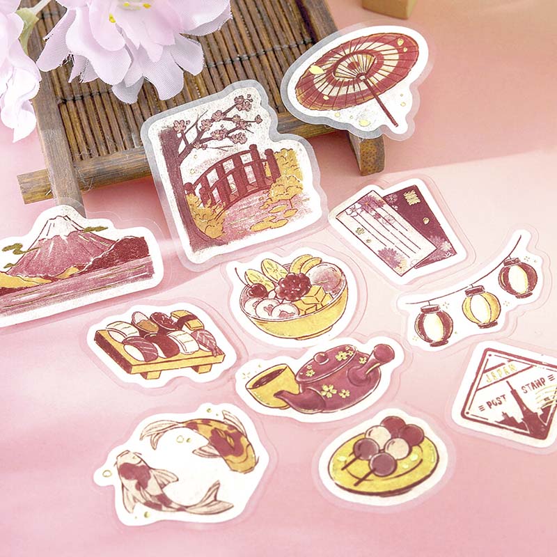 Stickers Pieces of A Journey To Japan
