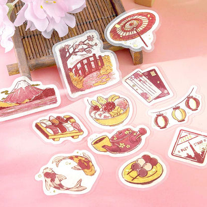 Stickers Pieces of A Journey To Japan