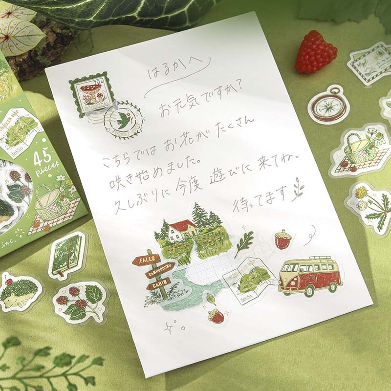 Stickers Pieces of A Journey To the Forest