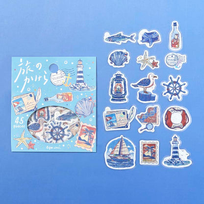 Stickers Pieces of A Journey To the Sea