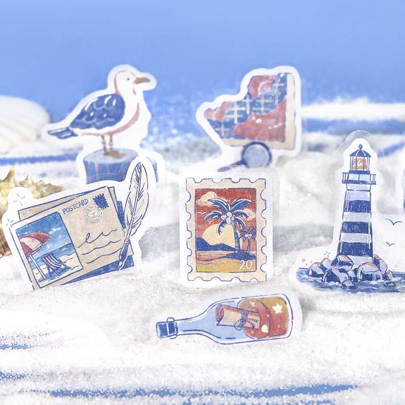 Stickers Pieces of A Journey To the Sea