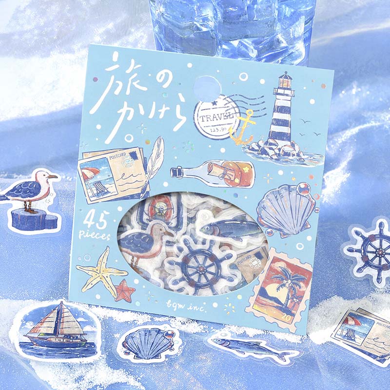 Stickers Pieces of A Journey To the Sea