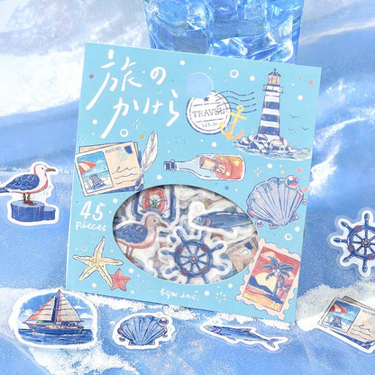 Stickers Pieces of A Journey To the Sea