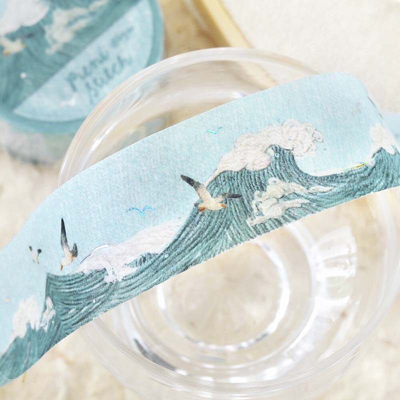 Washi Tape Foil Pieni Stitch Small Sea