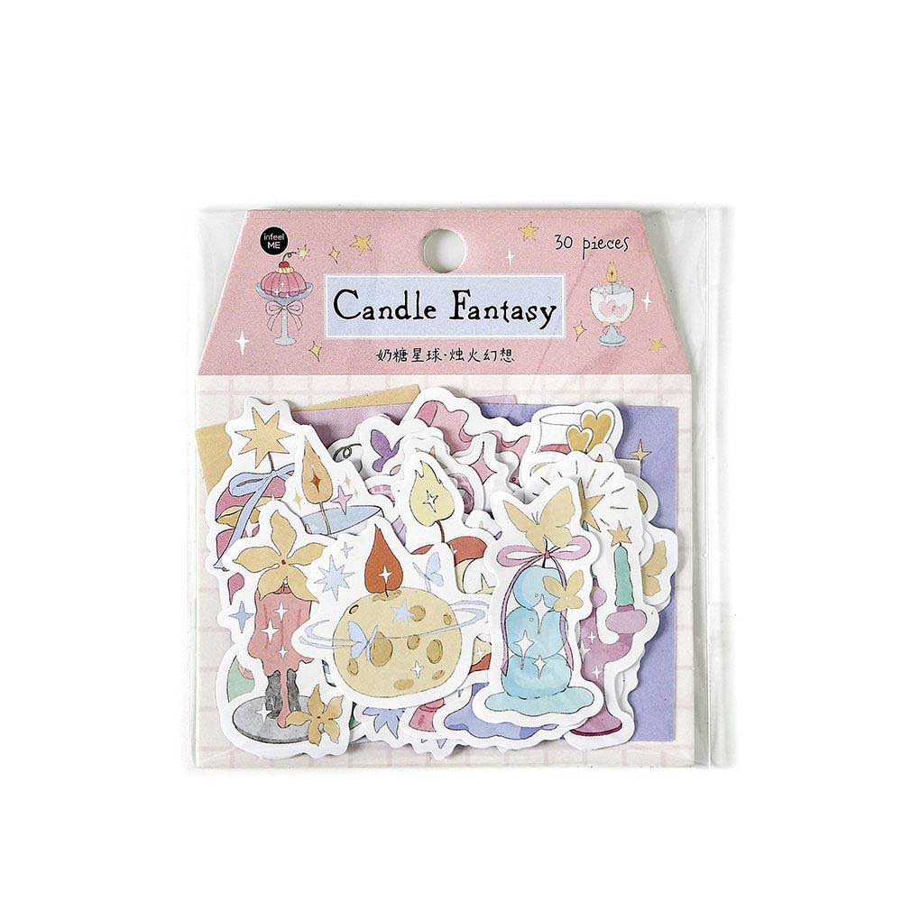 Stickers Planet Candy Candle Fantasy