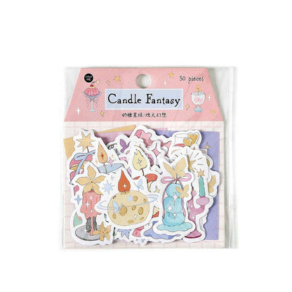 Stickers Planet Candy Candle Fantasy