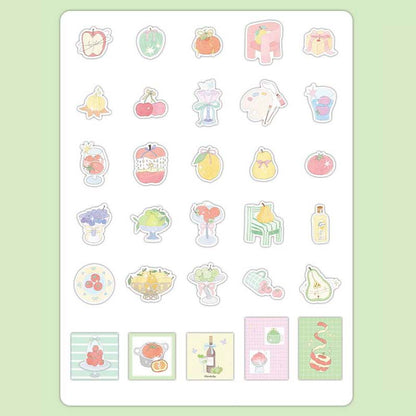 Stickers Planet Candy Fruit Universe