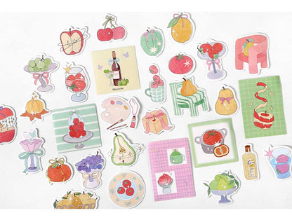 Stickers Planet Candy Fruit Universe