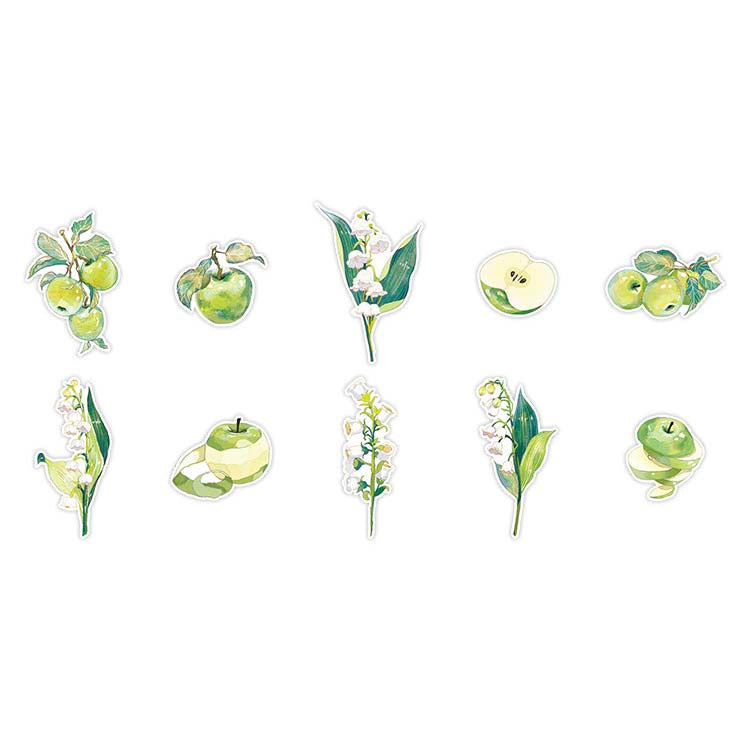 Stickers Plant and Flower Journal Apple