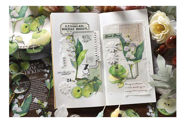 Stickers Plant and Flower Journal Apple