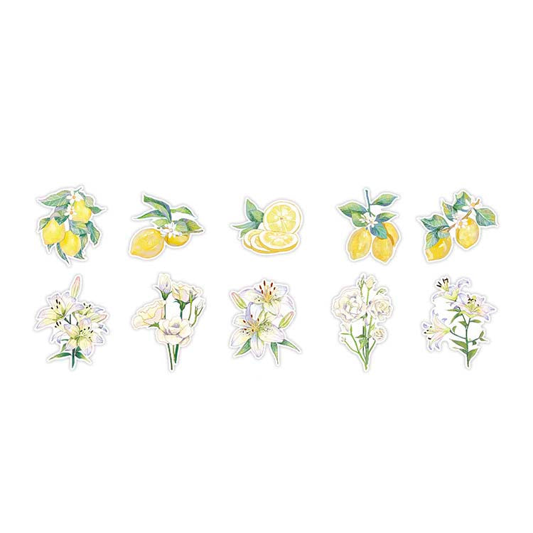 Stickers Plant and Flower Journal Lemon