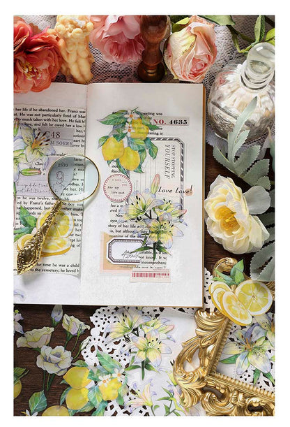 Stickers Plant and Flower Journal Lemon