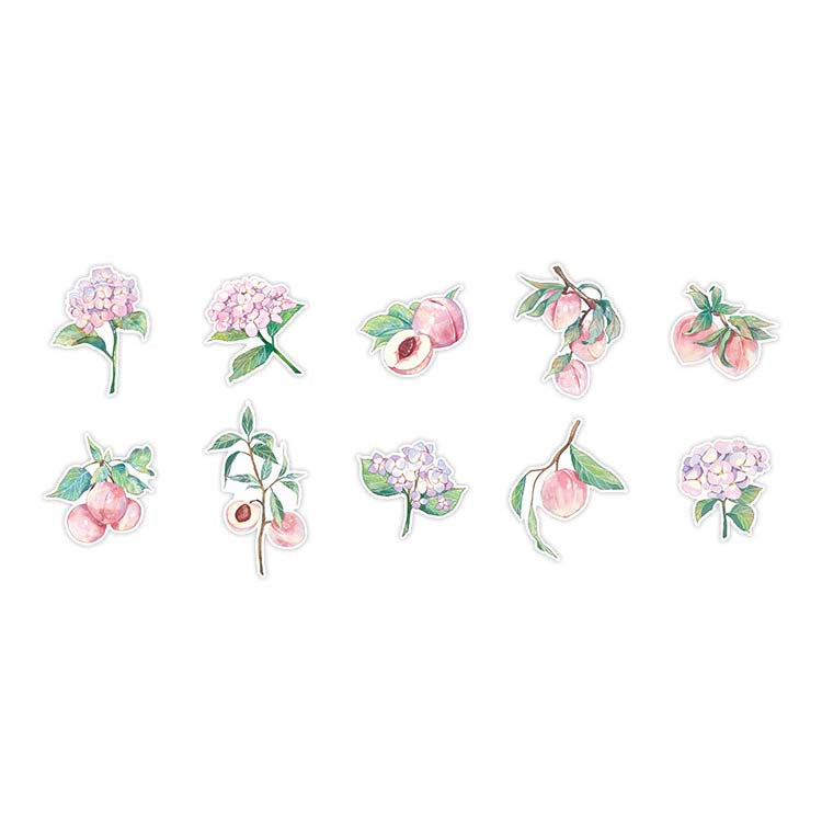 Stickers Plant and Flower Journal Peach