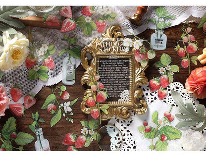 Stickers Plant and Flower Journal Strawberry