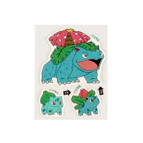 Stickers Pokemon Emblem Evolution Bulbasaur