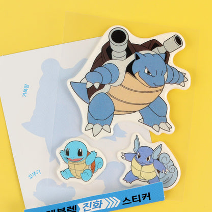 Stickers Pokemon Emblem Evolution Squirtle