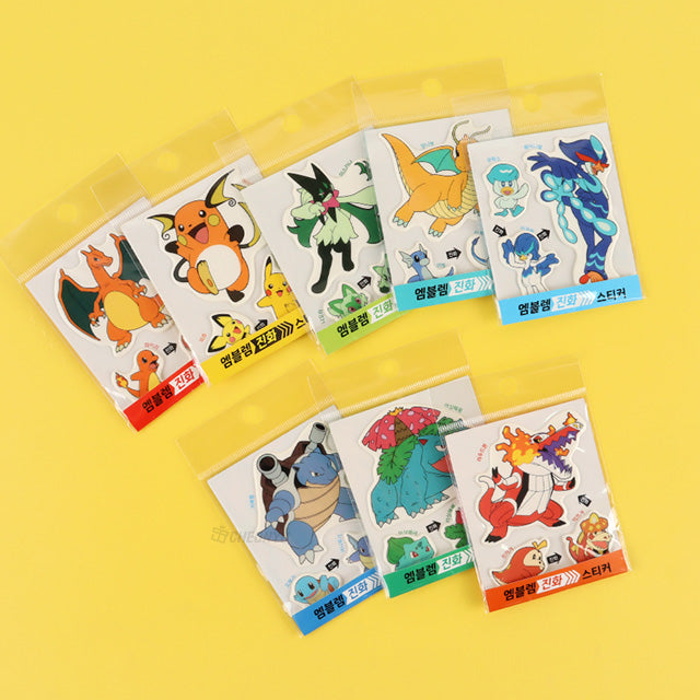 Stickers Pokemon Emblem Evolution Bulbasaur