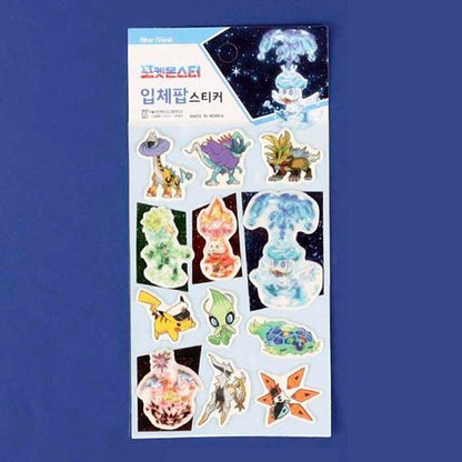 Stickers Pokemon Terastyle Pop Blue