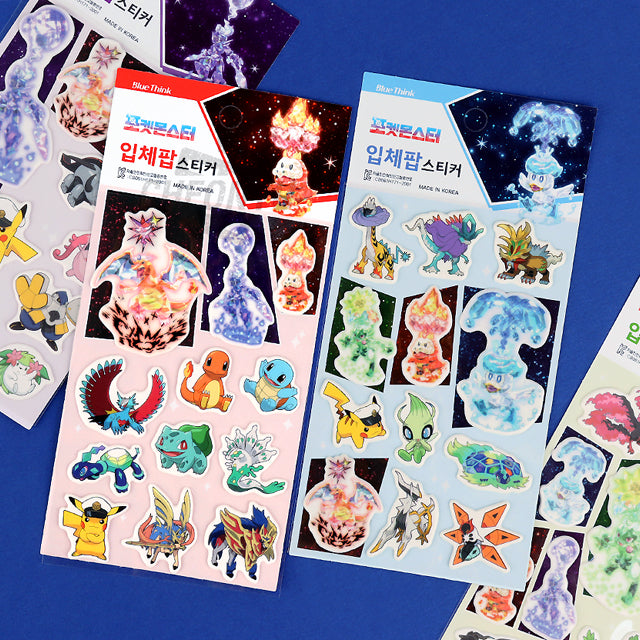 Stickers Pokemon Terastyle Pop Blue