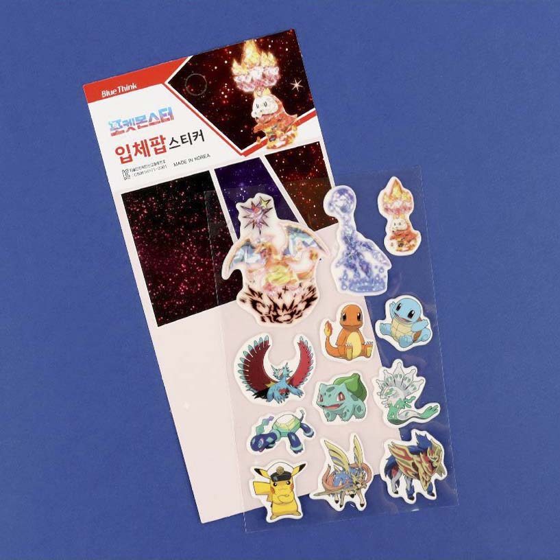 Stickers Pokemon Terastyle Pop Red
