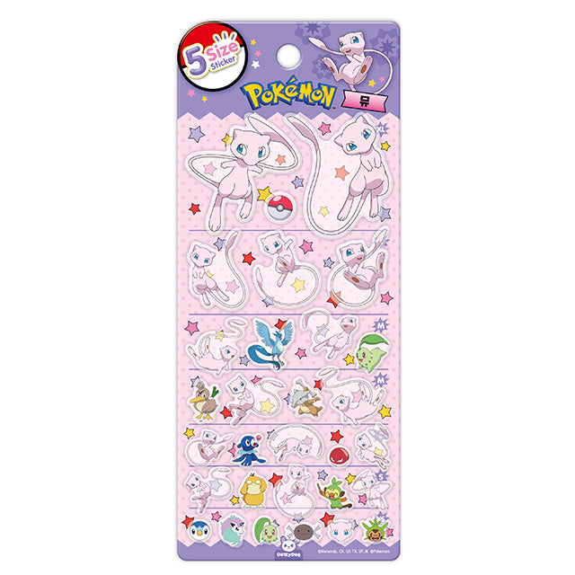 Stickers 5 Size Pokemon Mew