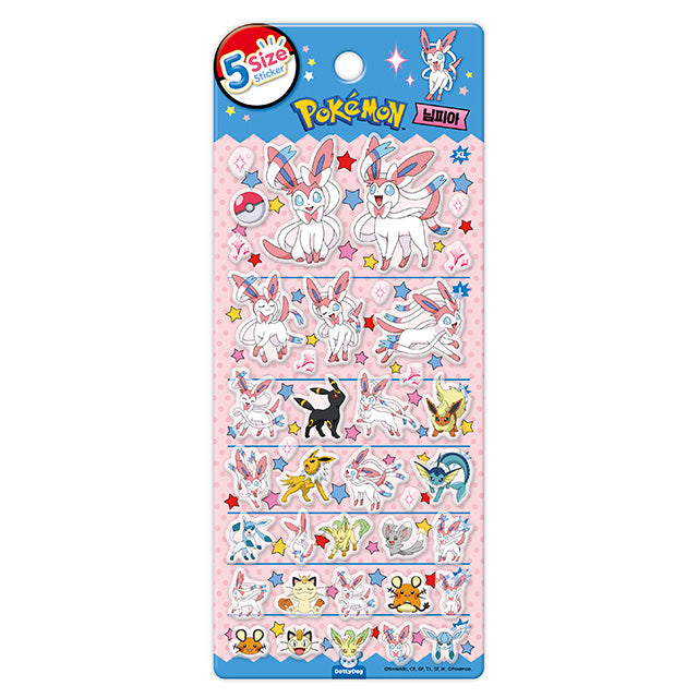 Stickers 5 Size Pokemon Sylveon