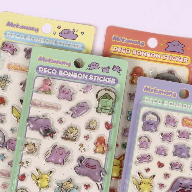Stickers Pokemon Ditto Deco Bonbon