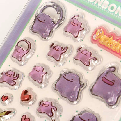 Stickers Pokemon Ditto Deco Bonbon