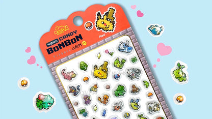 Stickers Candy Bonbon Pokemon Pixel Art