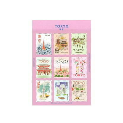 Stickers Post Stamp L&