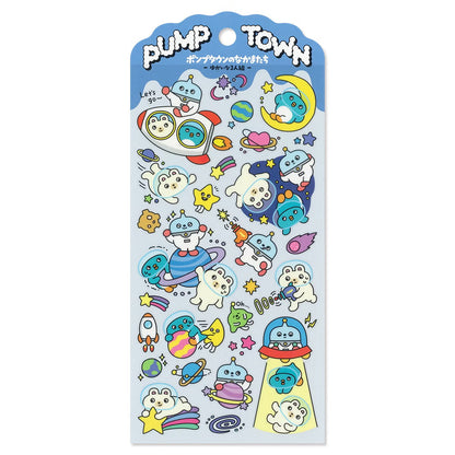 Stickers Pump Town Cheerful Trio